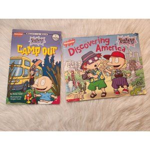 Rugrats Camp Out & Discovering America Book Set